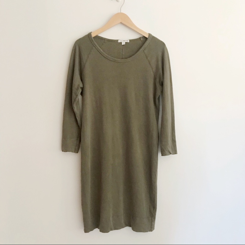 Standard James Perse muted Olive tone dress